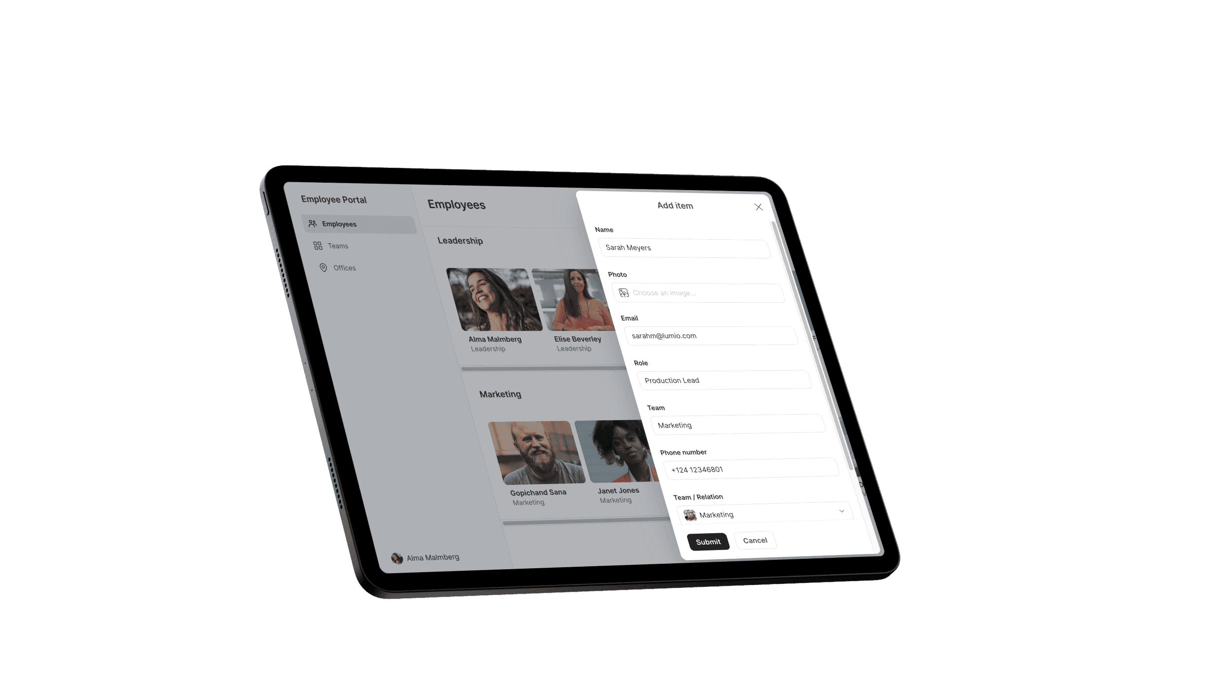 Moments check-inportaal